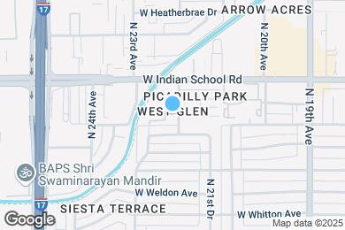 Map image of the property - 4012 N 22nd Ave