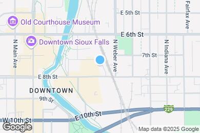 Map image of the property - Railyard Flats