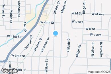 Map image of the property - 4104 Orange St