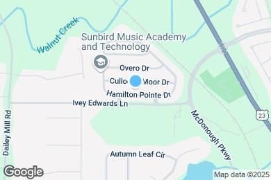 Map image of the property - 124 Hamilton Pointe Dr