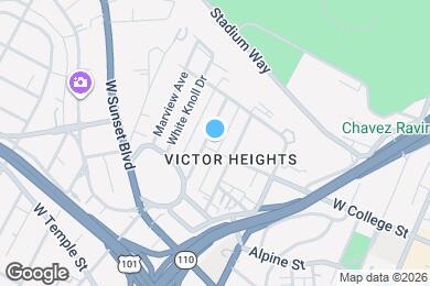 Map image of the property - 906 N Beaudry Ave