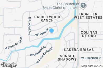 Map image of the property - 2690 W Saddle Ranch Pl