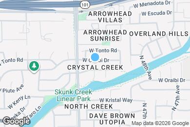 Map image of the property - 4955 W Oraibi Dr