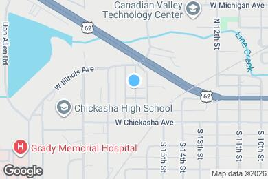 Map image of the property - 206 N 17th St