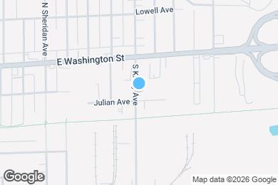 Map image of the property - 83 S Kitley Ave