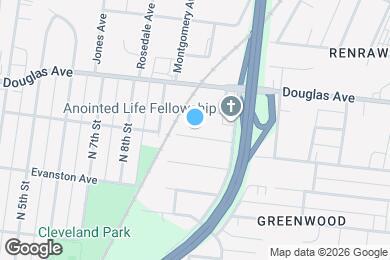 Map image of the property - 813 W Greenwood Ave