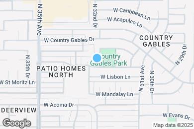 Map image of the property - 14820 N 32nd Dr