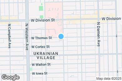 Map image of the property - 1052 N Leavitt St