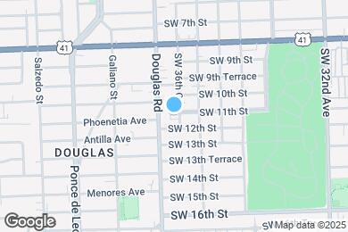 Map image of the property - 1100 SW 36th Ct