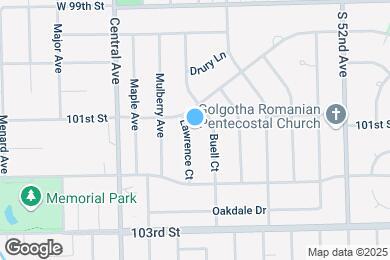 Map image of the property - 10107 Lawrence Ct