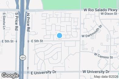 Map image of the property - 2402 E 5th St