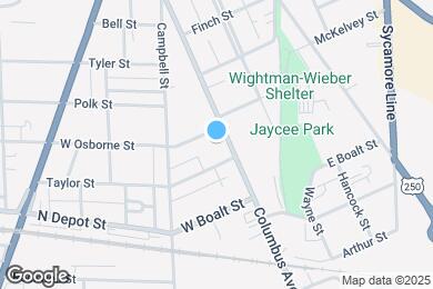 Map image of the property - 1511 Columbus Ave