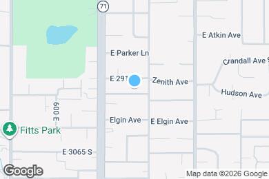 Map image of the property - 765 E Garden Ave