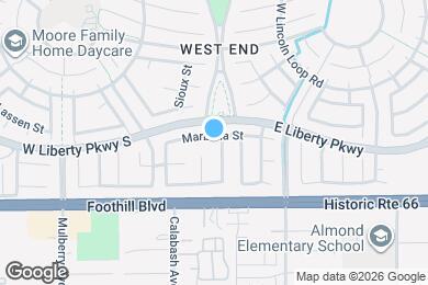 Map image of the property - 13909 Marbella St