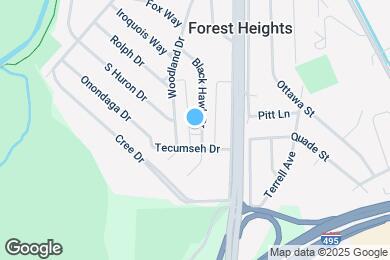 Map image of the property - 5819 Black Hawk Dr