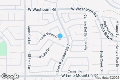 Map image of the property - 1825 Casa Verde Dr