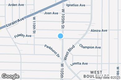 Map image of the property - 10505 Fidelity Ave