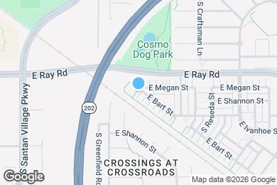 Map image of the property - 2523 E Bart St