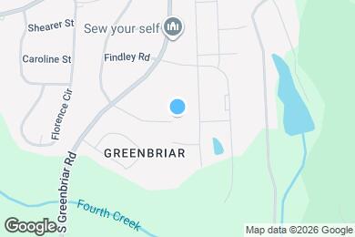 Map image of the property - 206 Brentwood Dr