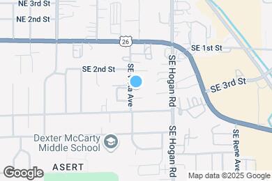 Map image of the property - 250 SE Vista Ave