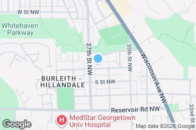 Map image of the property - 3623 T St NW