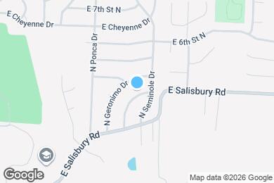 Map image of the property - 414 N Cochise Dr