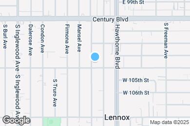 Map image of the property - 10320 S Grevillea Ave