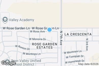 Map image of the property - 907 W Ross Ave