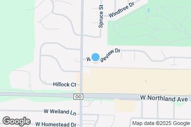Map image of the property - 1207 W Ridgeview Dr