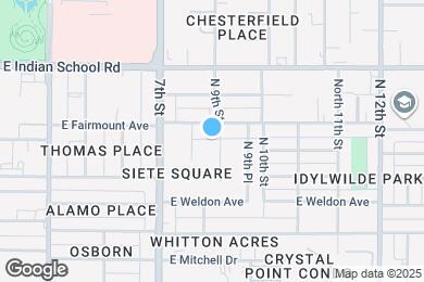 Map image of the property - 3832 N 9th St