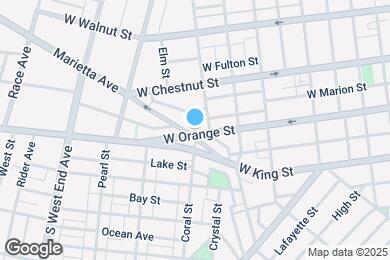 Map image of the property - 613 W Orange St