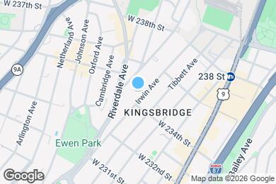 Map image of the property - 3411 Irwin Ave