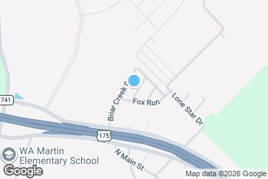 Map image of the property - 107 Hay Meadow Dr