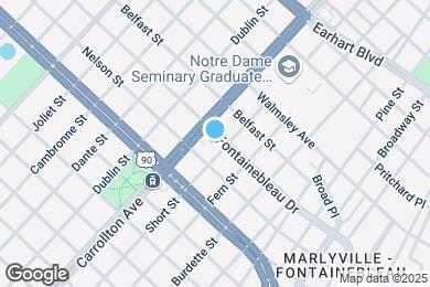 Map image of the property - 6 Fontainebleau Dr