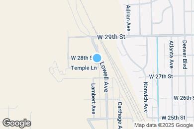 Map image of the property - 3005 Temple Ln