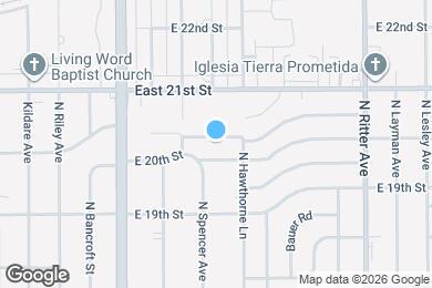 Map image of the property - 5225 E 20th Pl