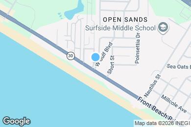 Map image of the property - Emerald Bay Apartments