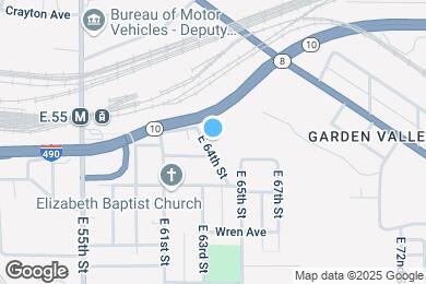 Map image of the property - 2893 E 64th St