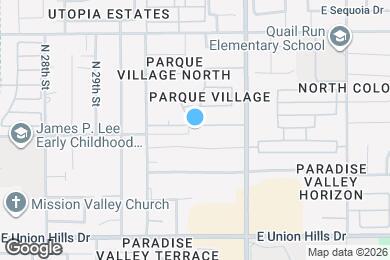 Map image of the property - 3049 E Siesta Ln