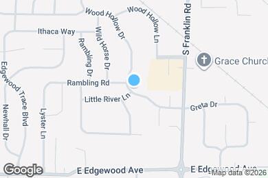 Map image of the property - 5719 Wood Hollow Dr