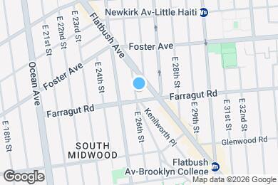Map image of the property - 581 E 26th St