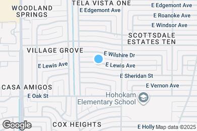 Map image of the property - 8237 E Lewis Ave
