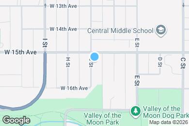 Map image of the property - 1521 G St