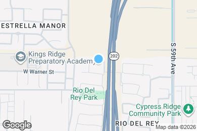 Map image of the property - 6209 W Raymond St