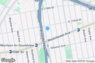 Map image of the property - METCALF AVENUE, BRONX