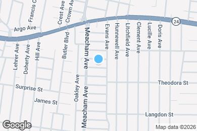 Map image of the property - 1318 Post Ave