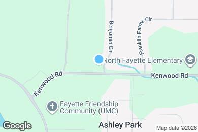 Map image of the property - 465 Benjamin Cir