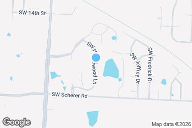 Map image of the property - 1533 SW Hedgewood Ln