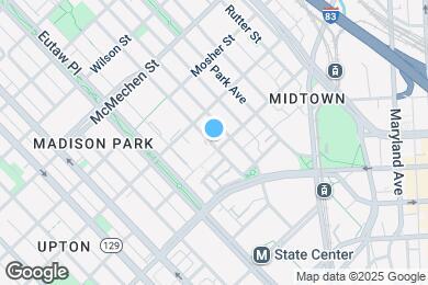 Map image of the property - 246 W Lanvale St