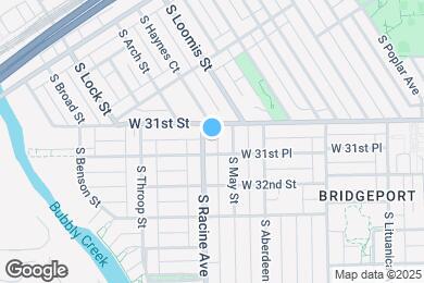 Map image of the property - 3115 S Racine Ave